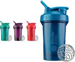 Classic V2 Shaker Bottle Perfect For Protein Shakes And Pre Workout, 20-Ounce, Black/Pebble Grey/White -Peugeot Shop 41AXN0rHX8L. AC