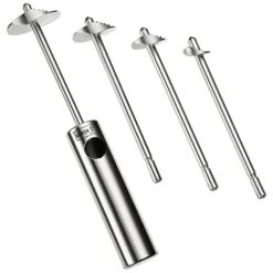 Lurch Urch Germany Twister Stainless Steel Vegetable Drill | Fruit Corer And Veggie Spiralizer Ergonomic Handle With 4 Sizes For Coring And Hollowing Out Zucchini, Potatoes, Carrot, Apple