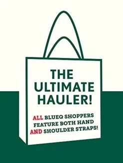 Blue Q Shopper ~ People I Want To Meet: Dogs. Reusable Grocery Bag, Sturdy, Easy-to-clean, Perfect For Dog Lovers, 15"h X 16"w X 6"d, Made From 95% Recycled Material. -Peugeot Shop 41AbiJVMIWS