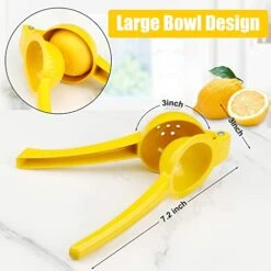 Lemon Squeezer - Lemon Juicer - Metal Manual Hand Juicer Tool, Lemon & Lime Squeezer,Kitchen Tools For Citrus Juicer & Dishwasher Safe