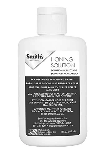 Smith's 50264 Adjustable Manual Knife Sharpener Grey/Yellow & HON1-4oz Honing Solution, White 5 Smith's 50264 Adjustable Manual Knife Sharpener Grey/Yellow & HON1-4oz Honing Solution, White - Image 5