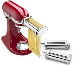 KitchenAid 3-Piece Pasta Roller & Cutter Set Attachment, Silver 16 KitchenAid 3-Piece Pasta Roller & Cutter Set Attachment, Silver -Peugeot Shop 41Ay04hif7L. AC