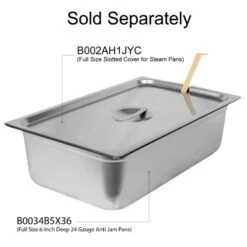 Full Size 6-Inch Deep 24 Gauge Anti Jam Pans 7 Full Size 6-Inch Deep 24 Gauge Anti Jam Pans -Peugeot Shop 41B0afeNuwL