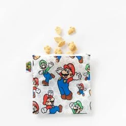 Sandwich Bag / Snack Bag, Reusable Fabric, Washable, Food Safe, BPA Free, 7x7 â€“ Nintendo Mario/Luigi, Pack Of 1 -Peugeot Shop 41B4BJDJHnL