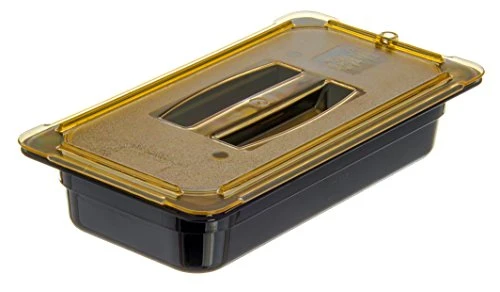 Carlisle FoodService Products 3086003 StorPlus High Heat Food Pan, 2.5" Deep, Third Size, Black, 1/3 Size (Pack Of 6) 4 Carlisle FoodService Products 3086003 StorPlus High Heat Food Pan, 2.5" Deep, Third Size, Black, 1/3 Size (Pack Of 6) - Image 4