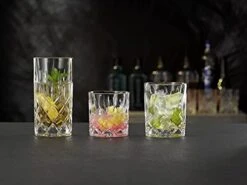 Nachtmann Noblesse Collection Long Drink Glasses, Set Of 4, Made Of Crystal Glass, Highball Glasses For Cocktails Or Any Mixed Drinks, 6-Inch, 13-Ounces -Peugeot Shop 41BJ5TWNMVS