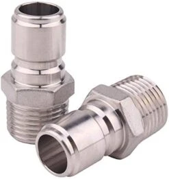 Stainless Steel 1/2" Barb Male Quick Disconnect Homebrewing Connector Sanitary Fitting Pack Of 2 -Peugeot Shop 41BMtQgi9PL. AC
