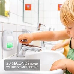 Toothbrushing Timer For Kids , Training 20 Second Hand Washing And 2 Minutes Teeth Brushing, Stick On Bathroom Timer For Children With Indicator Lights（2 Packs） -Peugeot Shop 41BNB8UKeYL