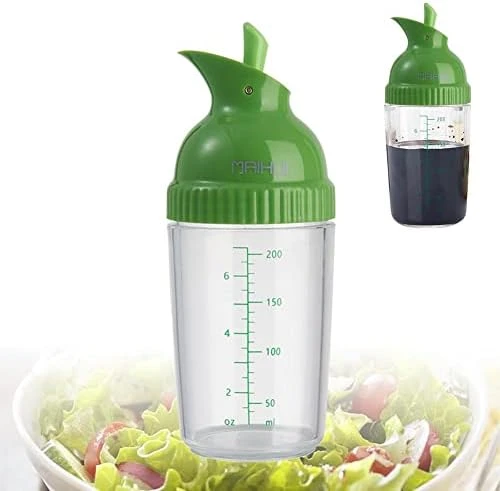 Salad Dressing Shaker Easy Grip Salad Dressing Shaker Tools Sauces Container Scale Leakproof Dispenser 8 Salad Dressing Shaker Easy Grip Salad Dressing Shaker Tools Sauces Container Scale Leakproof Dispenser - Image 8