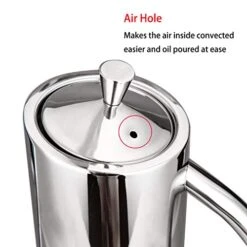 Olive Oil Dispenser SUS304 Stainless Steel Cooking Kitchen No Drip Oil Can Vinegar Container, 24oz/700ml 10 Olive Oil Dispenser SUS304 Stainless Steel Cooking Kitchen No Drip Oil Can Vinegar Container, 24oz/700ml -Peugeot Shop 41BZRrw0VFL