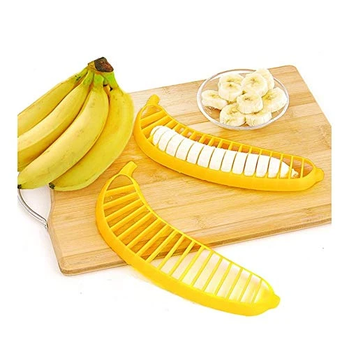 Salad Spinner 1 Piece Of Creative Plastic Banana Slicer Kitchen Gadget (Color : Yellow) 3 Salad Spinner 1 Piece Of Creative Plastic Banana Slicer Kitchen Gadget (Color : Yellow) - Image 3