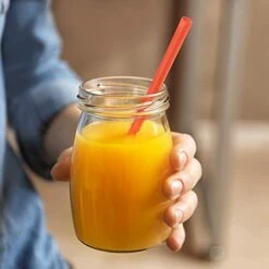 100 Pcs Smoothie Boba Individually Wrapped Straws, Jumbo Large Plastic Disposable Bubble Tea Milkshake Colorful Drinking Straws(0.43" Wide X 8.2" Long) -Peugeot Shop 41BrsRSnToL