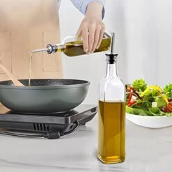 Sungwoo 17oz Olive Oil Dispenser Bottle, Oil And Vinegar Dispenser Set, 500ml Oil Bottles For Kitchen With Pourers And Funnel, Clear 10 Sungwoo 17oz Olive Oil Dispenser Bottle, Oil And Vinegar Dispenser Set, 500ml Oil Bottles For Kitchen With Pourers And Funnel, Clear -Peugeot Shop 41C1eImQM6L