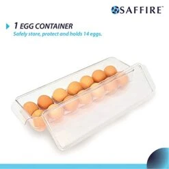 6-Pieces Organizer Bins For Refrigerator, Freezer, Drawer And Pantry BPA-Free 12 6-Pieces Organizer Bins For Refrigerator, Freezer, Drawer And Pantry BPA-Free -Peugeot Shop 41C2F9vpeAL