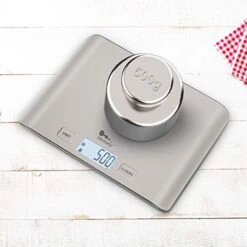 Food Kitchen Scale, Digital Grams And Oz For Cooking, Baking, And Weight Loss, Multifunction Food Meat Scale With LCD Display（Stainless Steel） -Peugeot Shop 41CL1IsBN7L