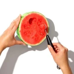 OXO Good Grips Melon Baller Silver & Good Grips Mango Slicer With Scoop -Peugeot Shop 41CNkFCeQLL 1