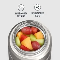 Thermos Stainless King Vacuum-Insulated Food Jar With Spoon, 16 Ounce, Matte Steel -Peugeot Shop 41CNlRSu0qL