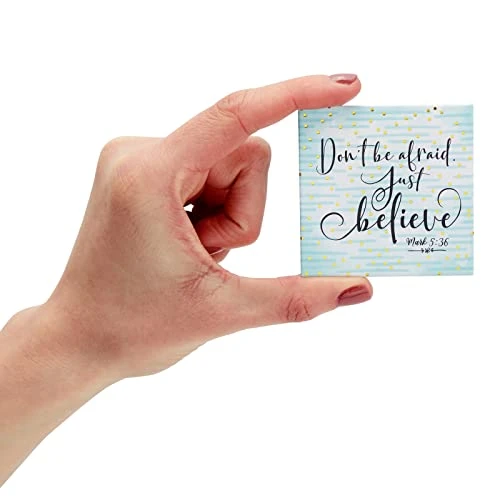 8 Pack Inspirational Bible Verse Magnets For Fridge, Christian Office Decor, Scripture Gifts (2.5 In) 2 8 Pack Inspirational Bible Verse Magnets For Fridge, Christian Office Decor, Scripture Gifts (2.5 In) - Image 2