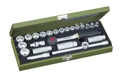 Proxxon 23110 Socket Set, Multi-Colour, 3/8-Inch, Set Of 24 Pieces