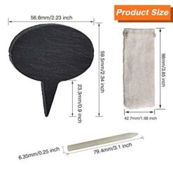 Cheese Markers For Charcuterie Board, Set Of 18PCS Slate Cheese Labels Sign, Cheese Markers Set, Chalkboard Picks Cheese Name Tag Cupcake Toppers For Wedding Birthday Cocktail Parties Dinner Food -Peugeot Shop 41CZ8L0WIQL