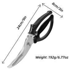 Poultry Shears Heavy Duty Spring Loaded Stainless Steel Sharp Hard Kitchen Scissors Heavy Duty With Safety Lock Meat Scissors For Chicken Bone Cutting, Fish, Vegetable, Food Chopping -Peugeot Shop 41CbTviiZxL