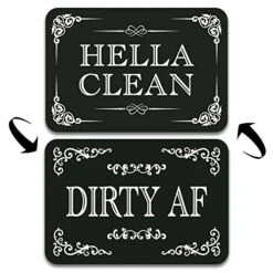 Dishwasher Magnet Clean Dirty Sign Hella Clean And Dirty Af Magnet Clean Dirty Magnet For Dishwasher