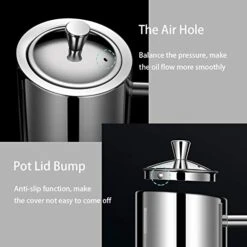 Olive Oil Dispenser Bottle Stainless Steel, 500ml/17oz Drip-Free Pouring Oil Pot Storage Container For Salad And Kitchen Cooking -Peugeot Shop 41D2NkXXx9L