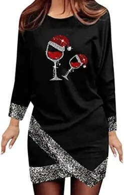 Crewneck Sweatshirts For Women Fall Plus Size Sweatshirts Long Sleeve Fashion Christmas Print Pullover Top Streetwear -Peugeot Shop 41D3RxBQ5L. AC