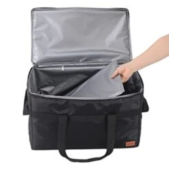 Insulated Food Delivery XXL Commercial Bag Grocery Bags Hot Bags For Delivery Waterproof - Premium Food Warmer Bag For Uber Eats And Doordash With Hard Bottom Black 11 Insulated Food Delivery XXL Commercial Bag Grocery Bags Hot Bags For Delivery Waterproof - Premium Food Warmer Bag For Uber Eats And Doordash With Hard Bottom Black -Peugeot Shop 41DFPeZ2t9L