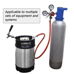 PERA 43178-145684 Ball Lock MFL Dis-Connect Set With Swivel Nuts (2) 5/16 Gas, 1/4 Liquid Barbed By (Pack Of 2) -Peugeot Shop 41DM6WAf9TL