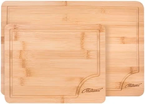 Bamboo Cutting Board Large 15 Inch, With Juice Groove, Handles On Both Sides For Easy Pick Up, Smooth Surface, For Kitchen And Party, Cut Raw Food Such As Meat, Beef And Chicken 8 Bamboo Cutting Board Large 15 Inch, With Juice Groove, Handles On Both Sides For Easy Pick Up, Smooth Surface, For Kitchen And Party, Cut Raw Food Such As Meat, Beef And Chicken - Image 8