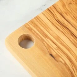 Natural Olive Wood Cutting Board, Rustic Serving Platter For Meat & Snack, Wooden Charcuterie Board Cheese Serving Tray, Handmade Decorative Cutting Board, Housewarming Gift (ZRB-S) -Peugeot Shop 41DdeTR46UL
