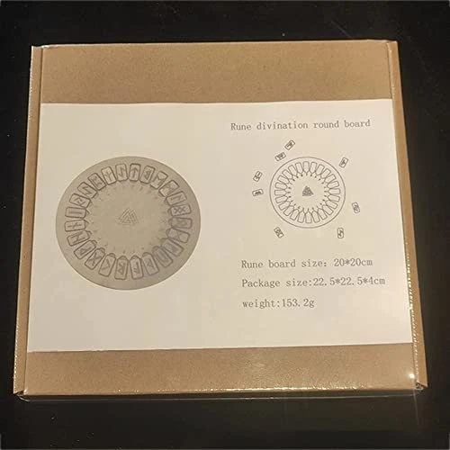 HOgog Wooden Runes Divination Engraved Board,Wood Runes Set Engraved Odin Symbols Symbol For Meditation Divination 3 HOgog Wooden Runes Divination Engraved Board,Wood Runes Set Engraved Odin Symbols Symbol For Meditation Divination - Image 3