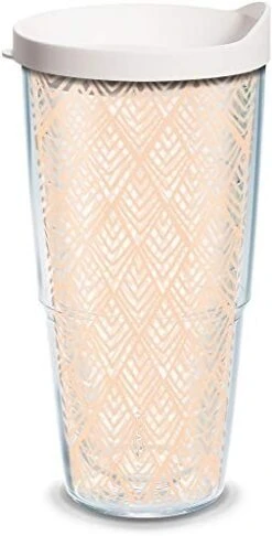 Tervis Made In USA Double Walled Happy Everything™ Insulated Tumbler Cup Keeps Drinks Cold & Hot, 24oz, Layered Diamond -Peugeot Shop 41DoVDwaUQL. AC