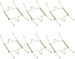 Faotup 6PCS Gold Metal Spring Plate Wall Hangers,Plate Hangers For The Wall 5 Inch,Dish Display Holder Wall,Dish Wall Hanger,Dish Hangers For Display,Suitable For 15-16 CM,5.39×8.87×0.51inches 13 Faotup 6PCS Gold Metal Spring Plate Wall Hangers,Plate Hangers For The Wall 5 Inch,Dish Display Holder Wall,Dish Wall Hanger,Dish Hangers For Display,Suitable For 15-16 CM,5.39×8.87×0.51inches -Peugeot Shop 41DrjQkJxL. AC