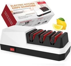 Lectric Knife Sharpener- 4 In 1 Electric Knife Sharpeners For Straight Blade Knives, Serrated Knives, Ceramic Knives And Scissors -Peugeot Shop 41DzmZCzjL. AC