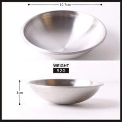 304 Stainless Steel Double Ladles Holder Vertical Spoon Rest Cooking Utensils Stand With 4.3 Inch Bowls -Peugeot Shop 41EIaba356L
