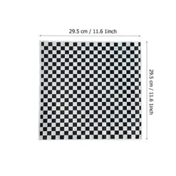 100 Sheets Black And White Checkered Dry Waxed Deli Paper Sheets, Grease Resistant Checkered ,Checkered Paper ,Deli Liner ,Checkered Paper Liners ,Checkered Basket Liners/Deli Paper (11.5''x11.5'') 12 100 Sheets Black And White Checkered Dry Waxed Deli Paper Sheets, Grease Resistant Checkered ,Checkered Paper ,Deli Liner ,Checkered Paper Liners ,Checkered Basket Liners/Deli Paper (11.5''x11.5'') -Peugeot Shop 41EmKUrWkvL