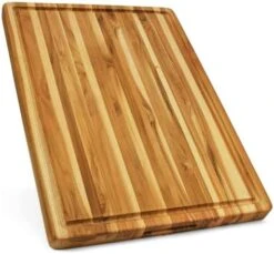Teak Wood Cutting Board With Juice Groove Hand Grip, Large Wooden Cutting Boards For Kitchen, Chopping Board Wood, Mothers Day Gifts, 1 Year Manufactuer Warranty (L, 22"L X 16"W X 1.25"Th) -Peugeot Shop 41ErsVJKqDL. AC