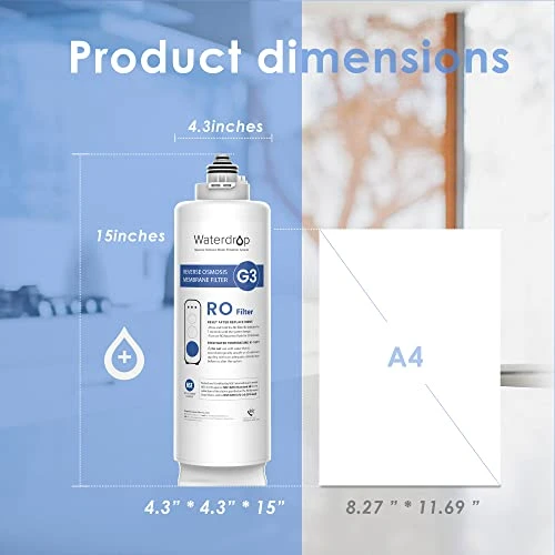 WD-G3-N2RO Filter, NSF Certified, Replacement For WD-G3-W Reverse Osmosis System, 2-year Lifetime, New Logo Design 5 WD-G3-N2RO Filter, NSF Certified, Replacement For WD-G3-W Reverse Osmosis System, 2-year Lifetime, New Logo Design - Image 5