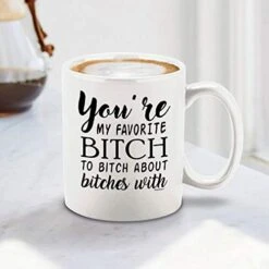 Funny Bestfriend Bridesmaid Sister Coffee Mug Gift You're My Favorite B To B About B With Ceramic Coffee Mug Tea Cup -Peugeot Shop 41F4bGmpw3L