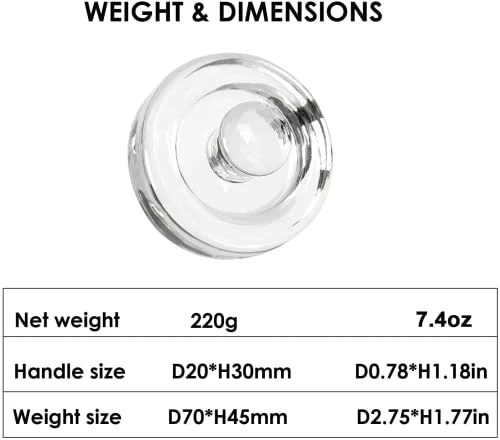 Illmo Easy Grip Fermentation Weight- 4 Pack Of Glass Weights For Wide Mouth Mason Jars 3 Illmo Easy Grip Fermentation Weight- 4 Pack Of Glass Weights For Wide Mouth Mason Jars - Image 3
