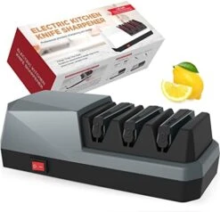 Lectric Knife Sharpener- 4 In 1 Electric Knife Sharpeners For Straight Blade Knives, Serrated Knives, Ceramic Knives And Scissors -Peugeot Shop 41FAT8o6nXL. AC