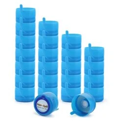 3 And 5 Gallon Water Jug Replacement Caps (24-Pack), Multi-Use Parts Non Spill Lids For Water Dispenser Carboys