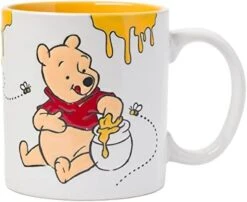 Winnie The Pooh Honey "Hunny" Pot Ceramic 3D Sculpted Coffee Mug, 23 Ounces -Peugeot Shop 41FR4rwKK1L. AC