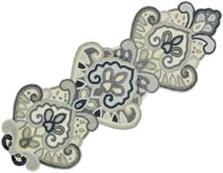 Otton Craft Scarlett Leaves Handmade Beaded Table Runner - Halloween Harvest Autumn Fall Thanksgiving Holiday Christmas Xmas Celebration Festive Party Tabletop Décor Tablerunner - 13x36 Red & Gold -Peugeot Shop 41FROGxpqgL. AC