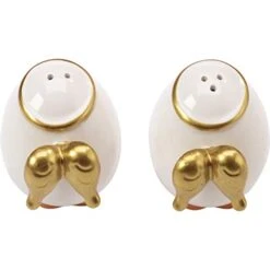Chick And Egg Salt And Pepper Ceramic Set Of 2, -Peugeot Shop 41FSNmAu5GL