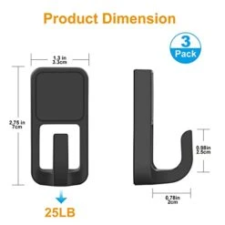 Magnetic Grill Hooks, Magnet Hooks For Grills, Rust Proof & Heavy Duty Outdoor Magnetic Hooks, Grills Magnetic Hooks For Barbecue Tool, Outdoor Hanging, Refrigerator, Grill, Kitchen, Black(3 Pack)