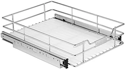 CUISINART 17" Sliding Cabinet Organizer, Chrome Finish 5 CUISINART 17" Sliding Cabinet Organizer, Chrome Finish - Image 5