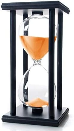 Ellaware 60 Minutes Hourglass, Wood Sand Timer -Peugeot Shop 41FpTRfVEoL. AC